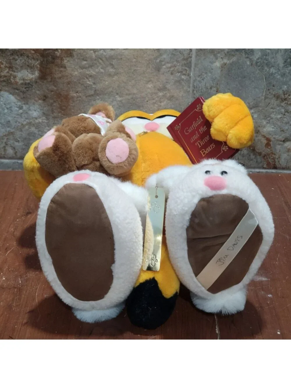 Danbury Mint Bedtime for Garfield Plush Doll 1995 Jim Davis Signed
